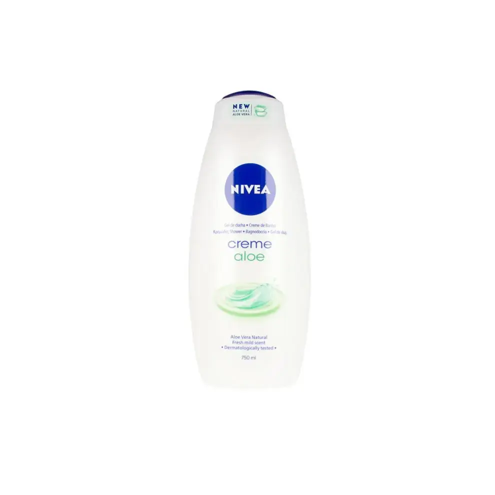 Nivea Aloe Vera Care - Shower Gel Cream - 750ml.