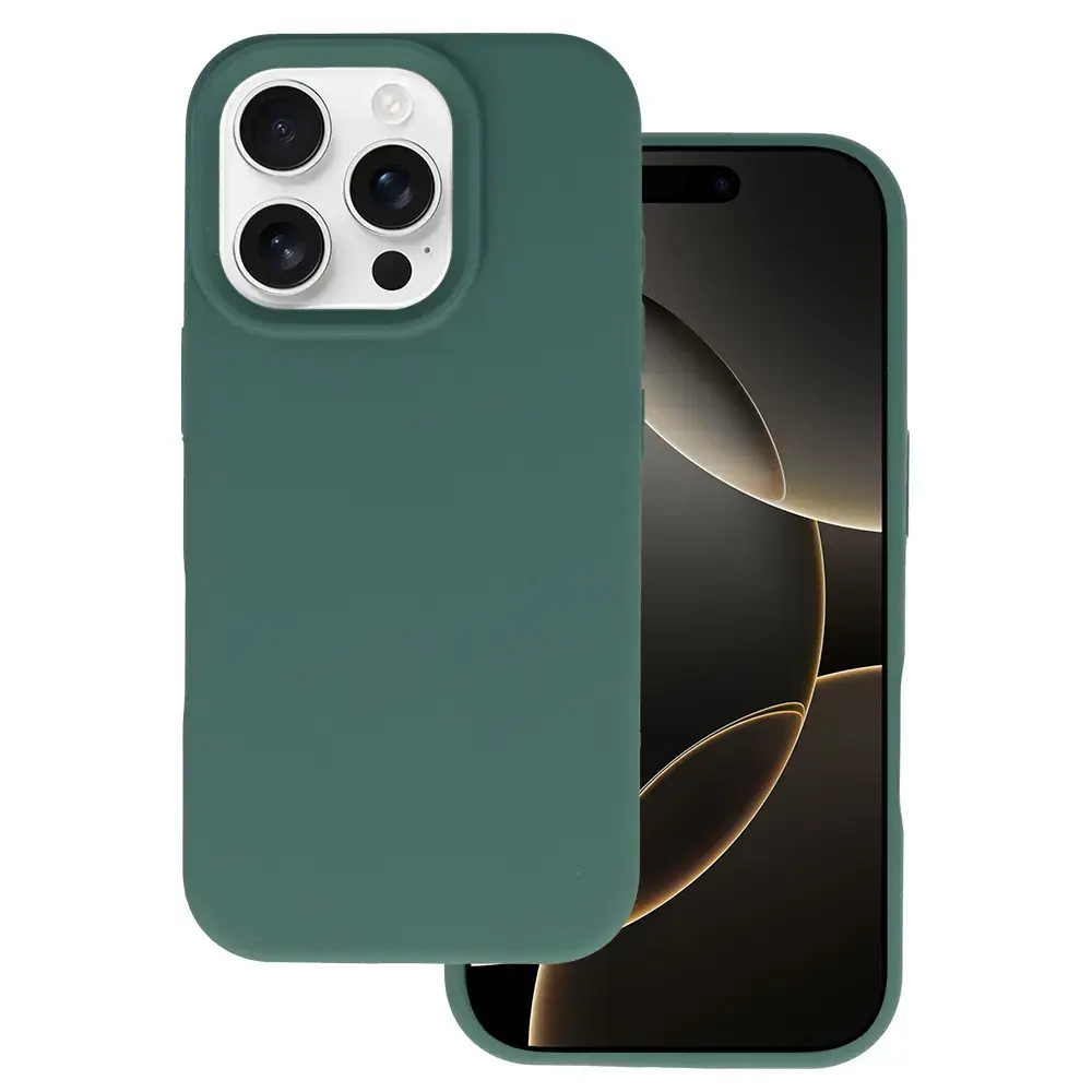 Tel Protect Silicone Premium maciņš telefonam iPhone 16 Pro Max zaļš