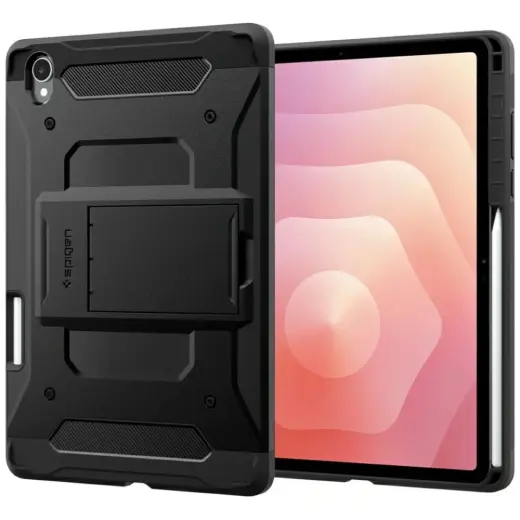 Spigen Tough Armor Pro planšetdatora maciņš Galaxy Tab S11 (X730/X736) melns