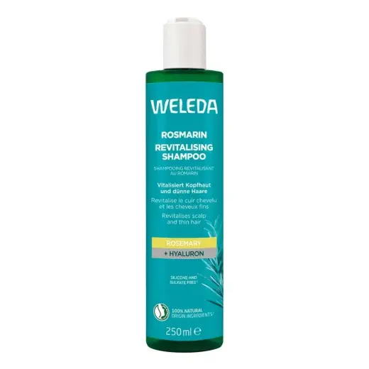 Weleda Rosemary Revitalising Shampoo in Turquoise
