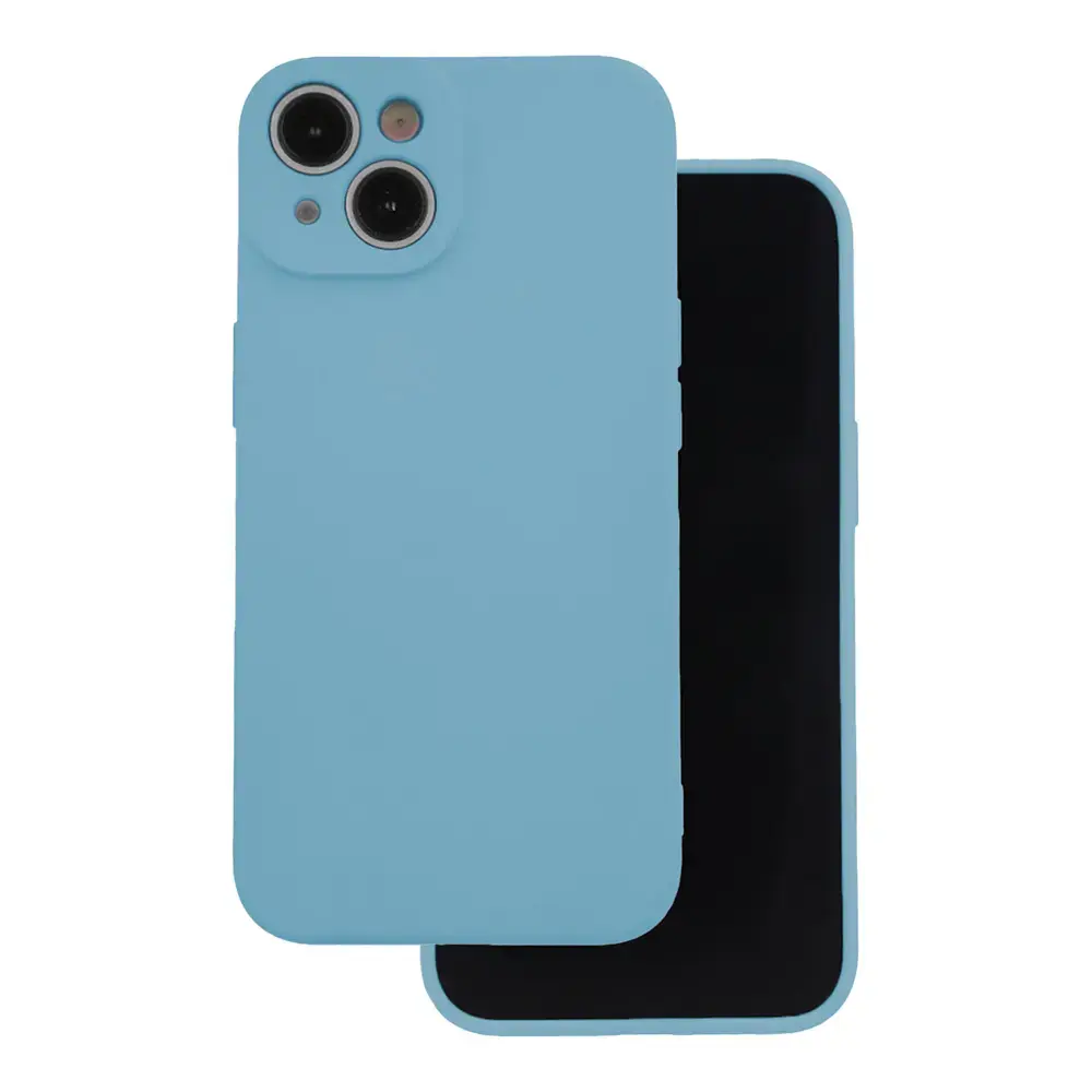 Silicon case for iPhone 15 Pro 6,1" sky blue