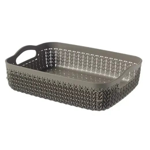 Korv Curver Knit A5 2,6 l, tumepruun