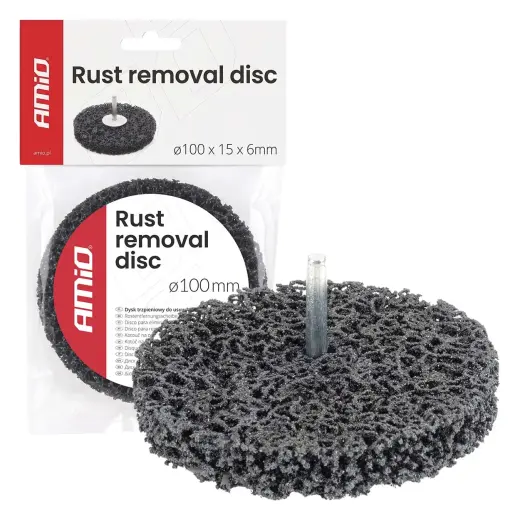 Rust removal disc 100x15x6mm AMIO-04927