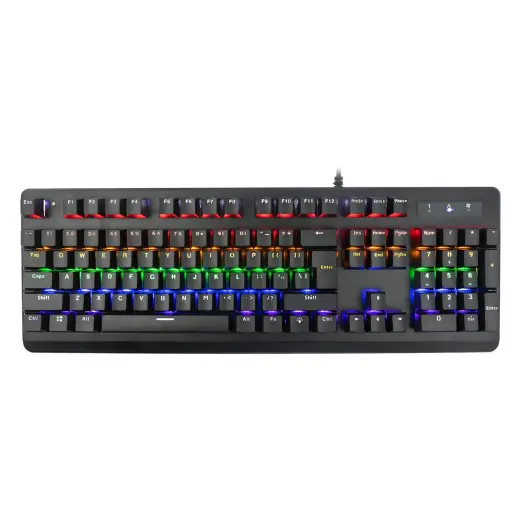 Varr VMK88B Mechanical Gaming PC USB Keyboard | Xinda Blue Switch | RGB | LED
