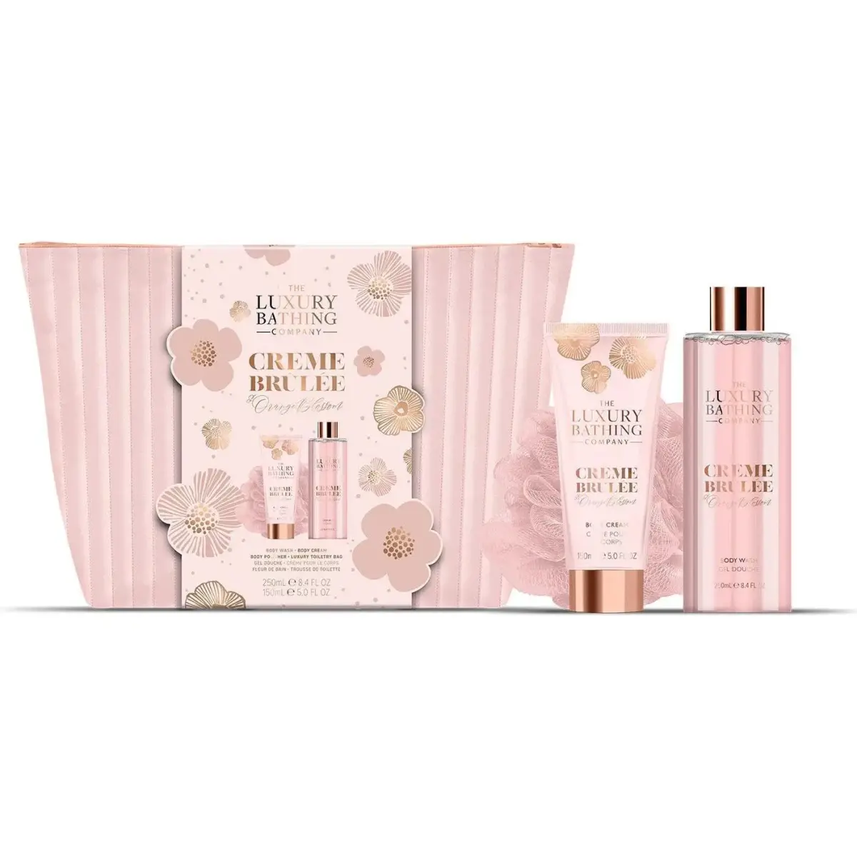 Grace Cole, Set Regalo Bellezza, Set Terreno Profumato in Vassoio Cosmetico (Set per La Cura Del Corpo)
