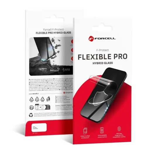 Forcell Flexible 5D aizsargplēve telefona ekrānam Samsung Galaxy S24 Ultra (S928) (saderīgs ar pirksta nospieduma sensoru)