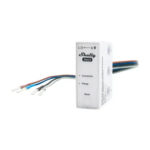 Shelly 3EM-63W Gen3 1/3-channel WiFi energy meter (wired model)