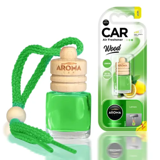 Car air freshener AROMA WOOD LEMON