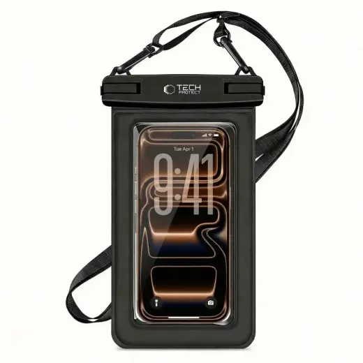 TECH-PROTECT UWC7 UNIVERSAL WATERPROOF FLOATING CASE 6.9 INCH BLACK