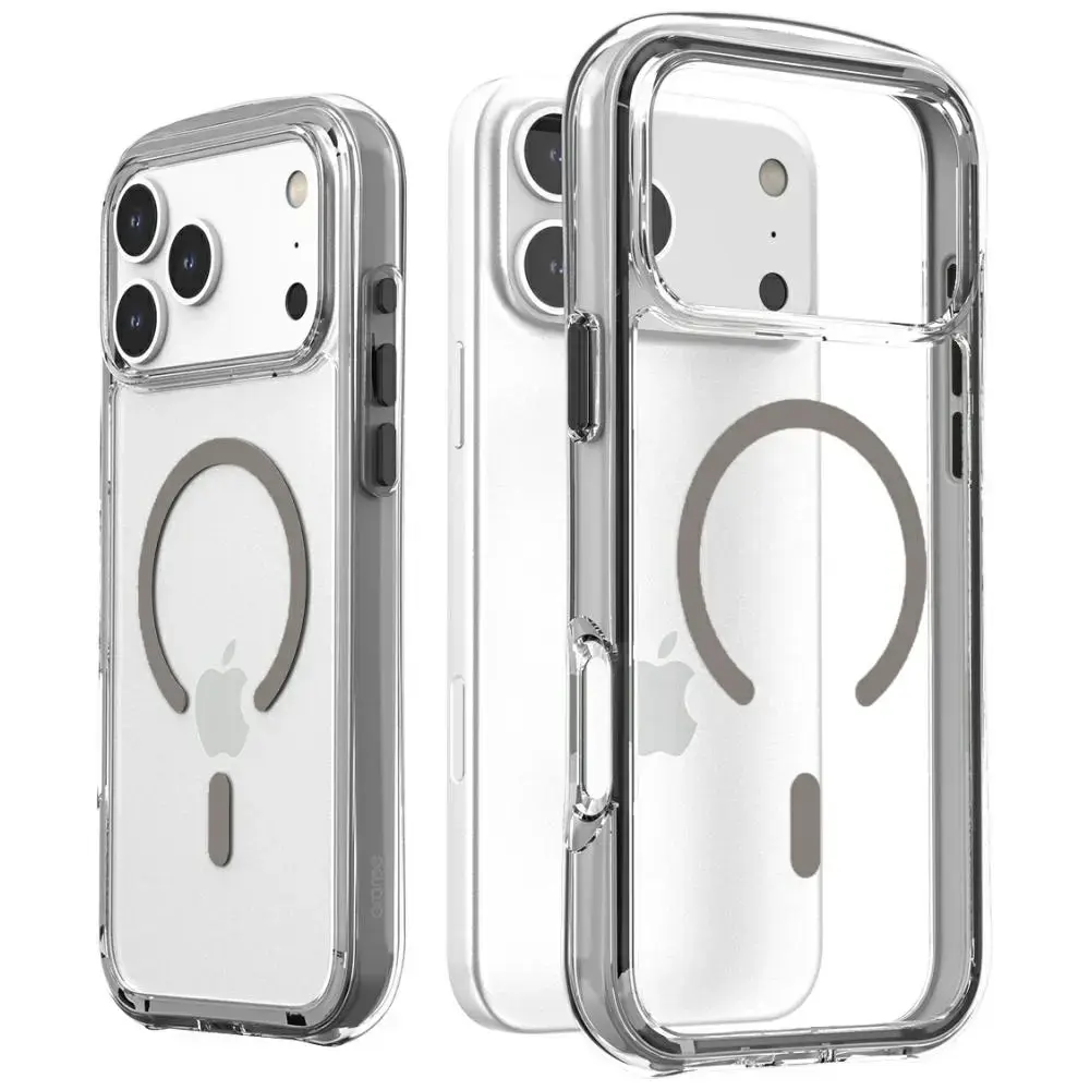 Araree Duple M Air MagSafe Case for iPhone 17 Pro Max Gray
