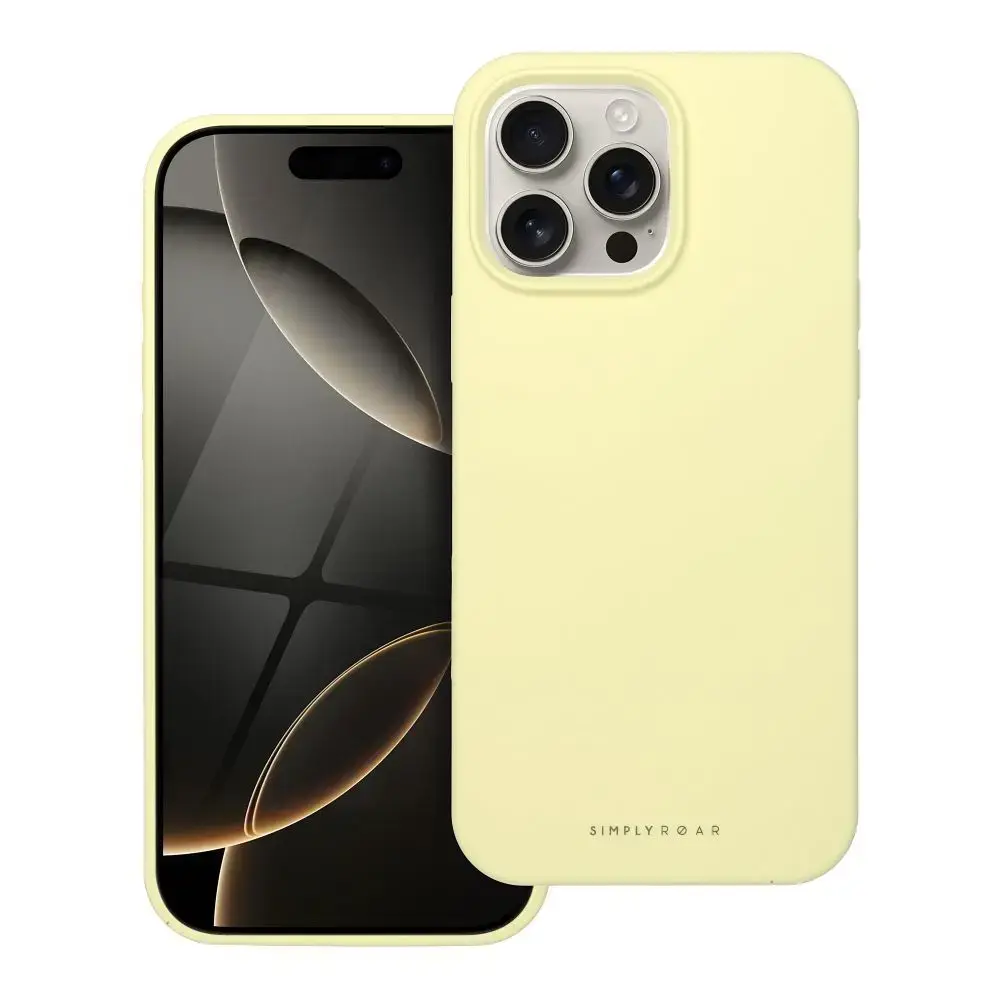 ROAR CLOUD SKIN maciņš telefonam iPhone 16 Pro Max dzeltens