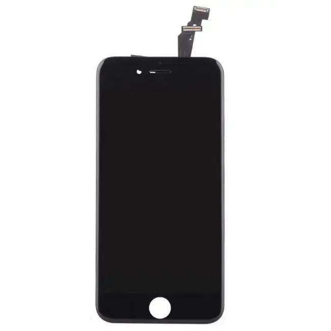 HQ A+ Analogs LCD Skarienjūtīgais Displejs priekš Apple iPhone 6 Pilns modulis Melns