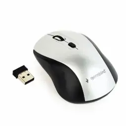 Gembird MUSW-4B-02-BS Wireless Black|Silver