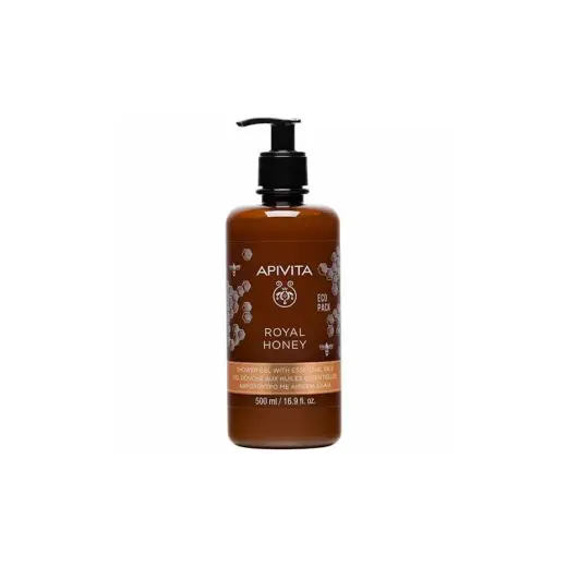 Apivita Royal Honey Shower Gel with Essential Oils 500 Ml