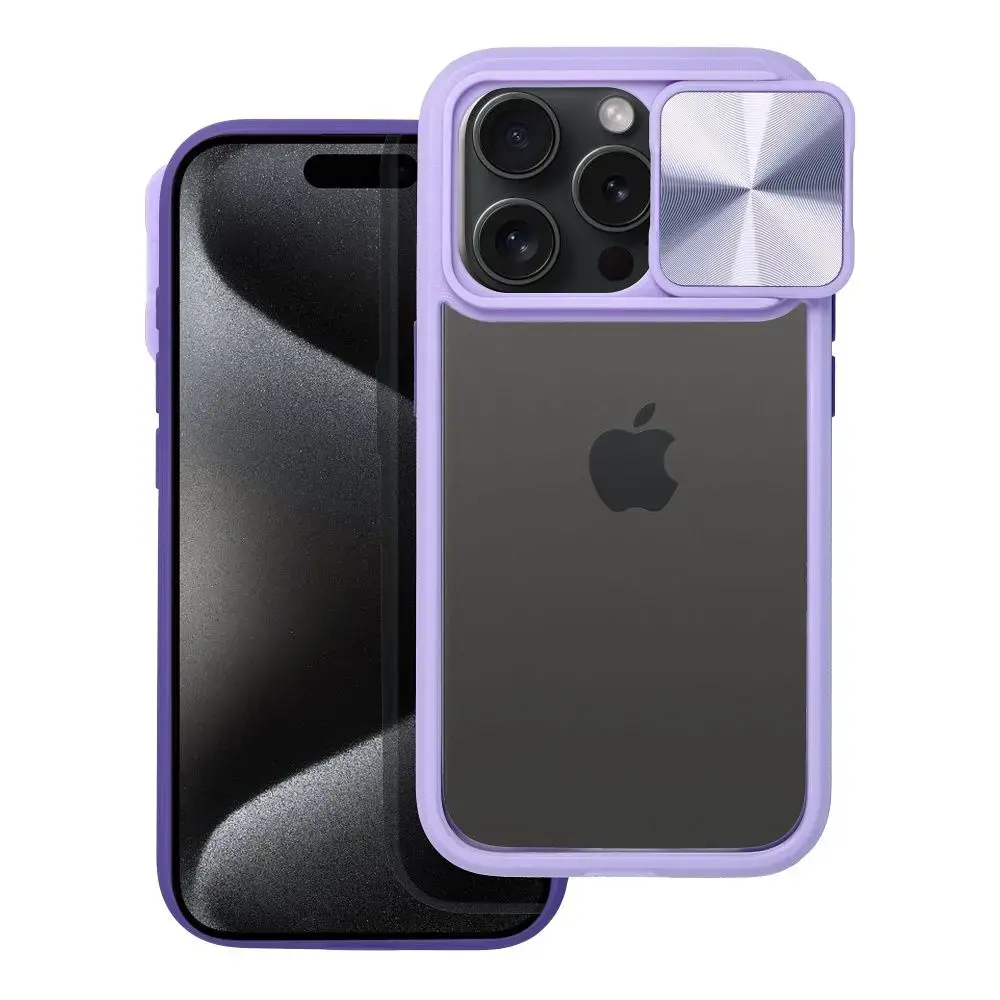 Slider maciņš telefonam iPhone 13 Pro violets