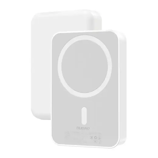 Dudao K26 väline akupank (powerbank) | 10 000 mAh | 20W | USB-A, USB-C, MagSafe | valge