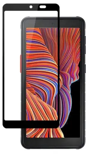 Fusion 5D glass full coveraged with frame Samsung G525 Galaxy Xcover 5 black