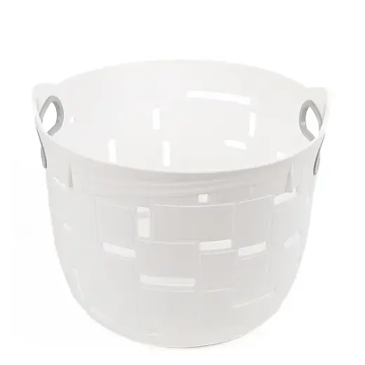 Small plastic basket City 29x29x24cm, white