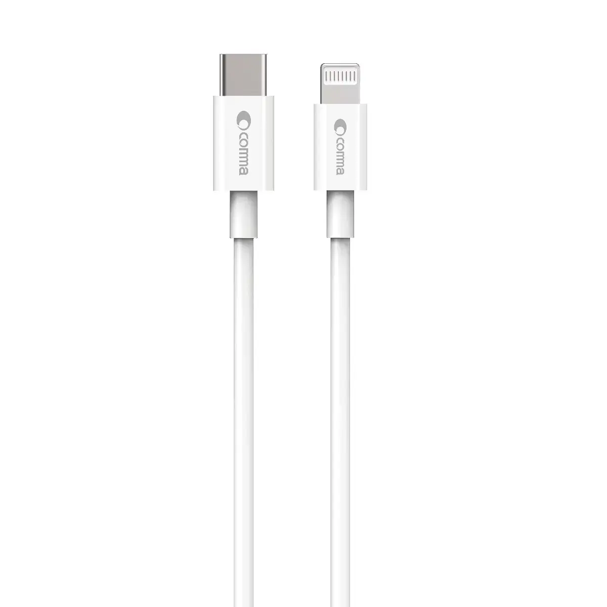 Comma Jub data transfer and charging cable | USB-C to Lightning | 15W | 1.5m | white