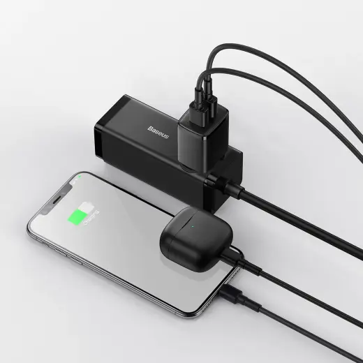 Baseus Compact travel charger | 10.5W | USB-A | black
