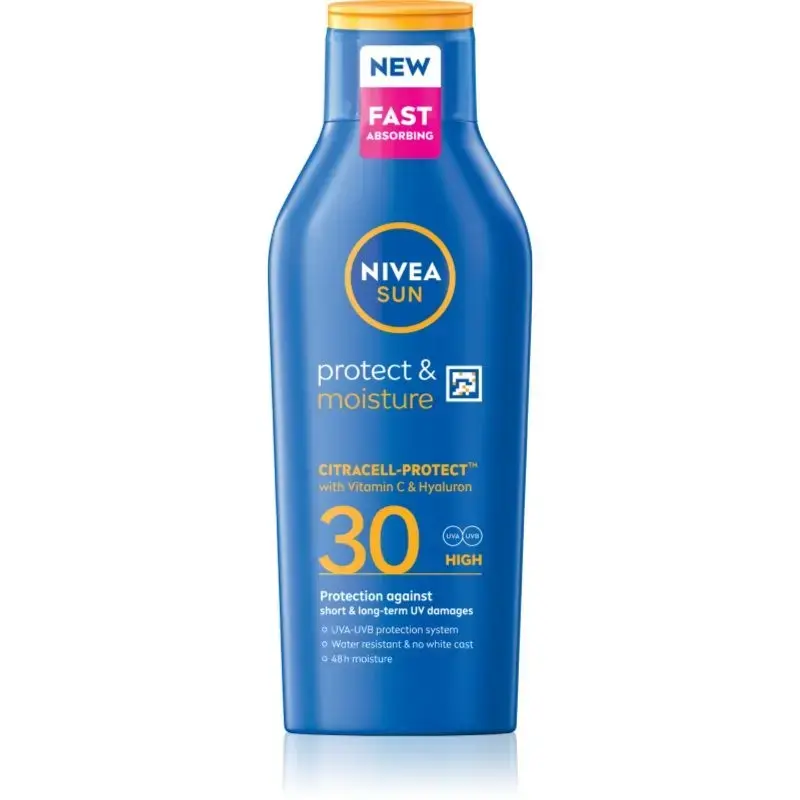 NIVEA SUN Protect & Moisture Hydrating Tanning Milk SPF 30 400 Ml