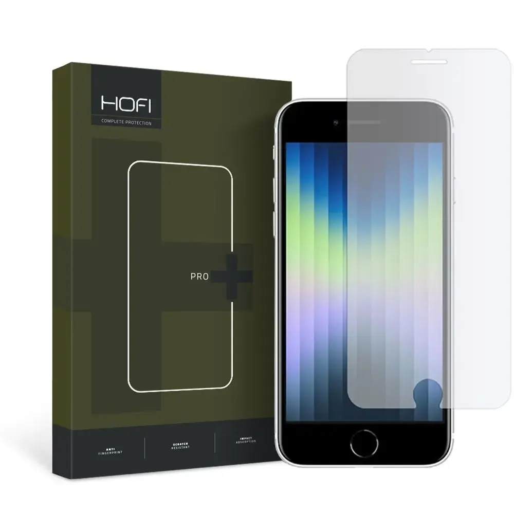 HOFI HIBRĪDS STIKLS HIBRĪDS PRO+ IPHONE 7 | 8 | SE 2020 | 2022 CAURSPĪDĪGS