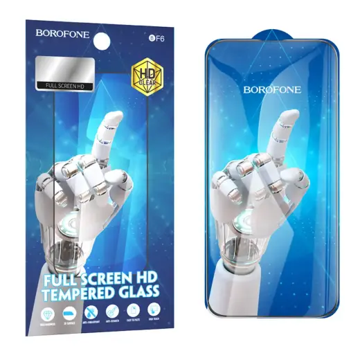 Borofone Tempered glass BF6 Diamond Armor Full Screen HD for Iphone 14 Pro - 10 pieces