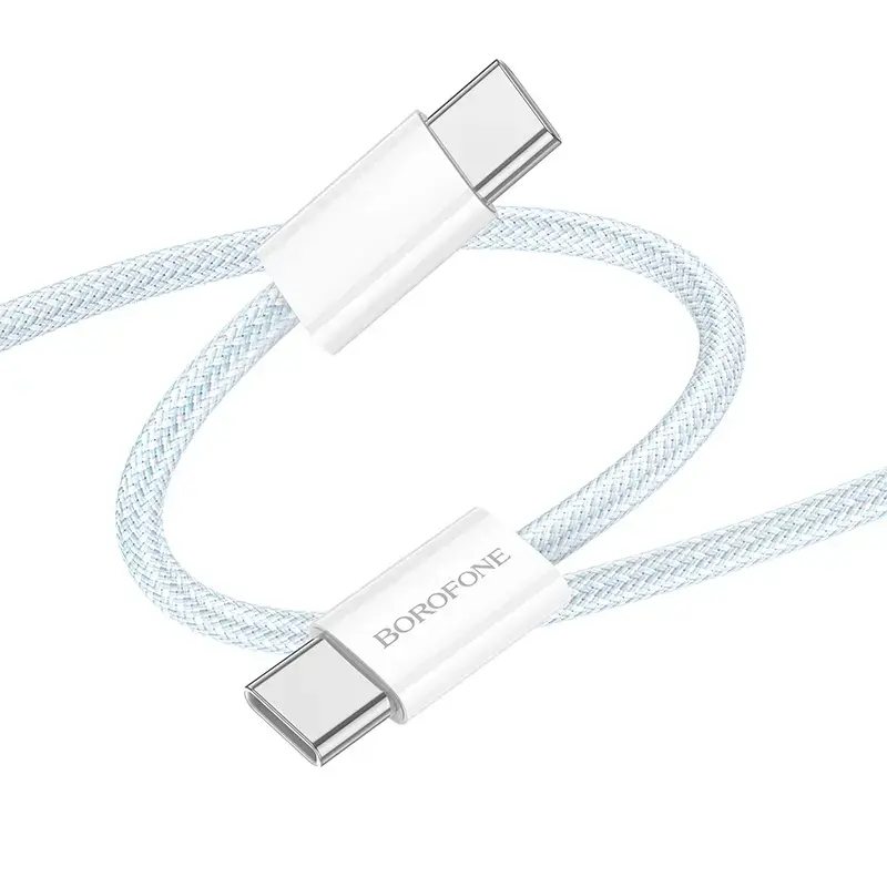 Borofone Cable BX103 Original - Type C to Typ C - 60W 3A 1 metre blue