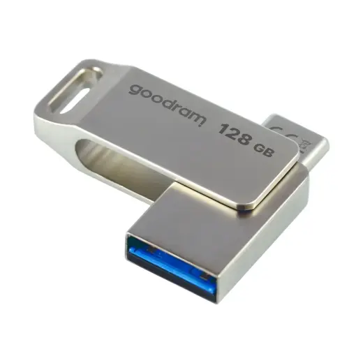 PENDRIVE 3.2 GOODRAM ODA3 SILVER 128GB TYPE-A+TYPE-C