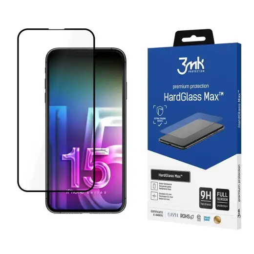 Apple iPhone 15 Plus - 3mk HardGlass Max™ screen protector