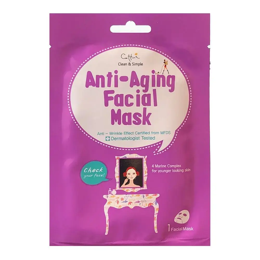 Cettua , , Anti-Aging, Sheet Mask, For Face, 20 g