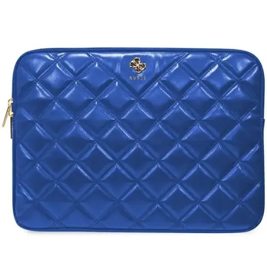 Guess Sleeve GUCS14ZPSQSSGB 14" niebieski|blue Quilted 4G