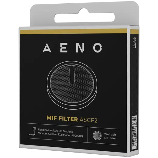AENO Washable MIF Filter for Stick Vacuum Cleaner SC2, 1 pc