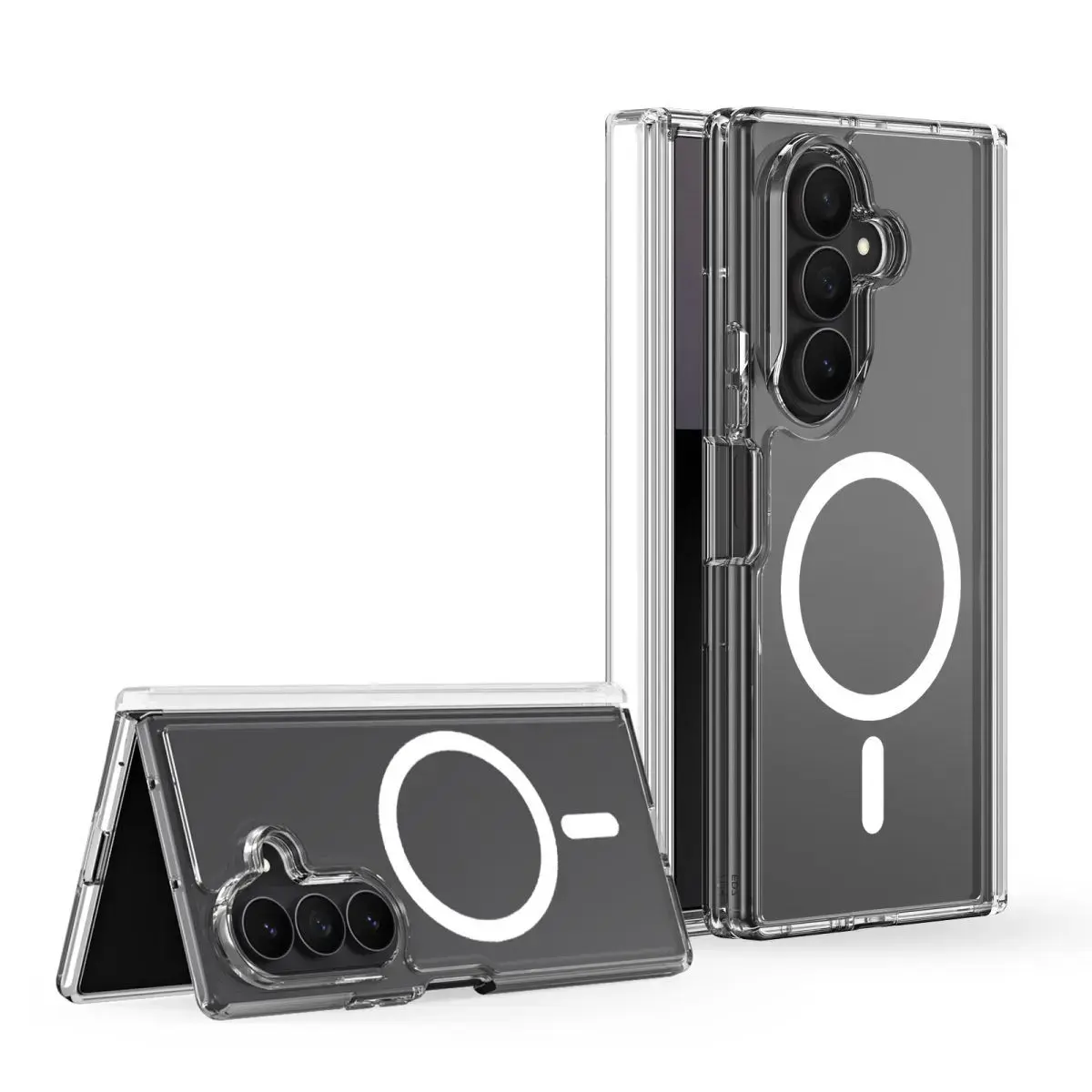 Dux Ducis Clin Mag telefono dėklas su MagSafe palaikymu Samsung Galaxy Z Fold 8 (F971) skaidrus