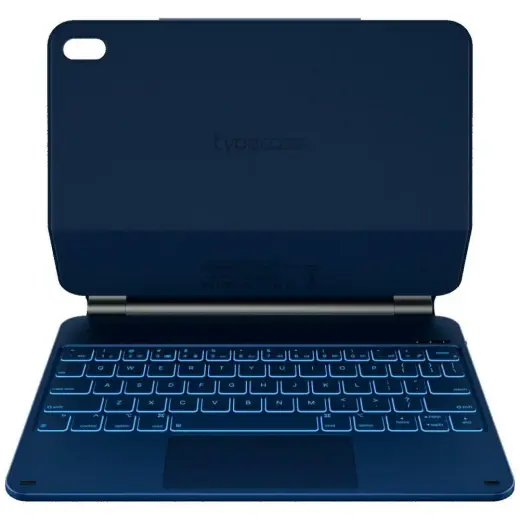 Case Typecase Edge with Keyboard for iPad 11“ (A16) 2025 / iPad 10.9” 2022 Pacific Blue