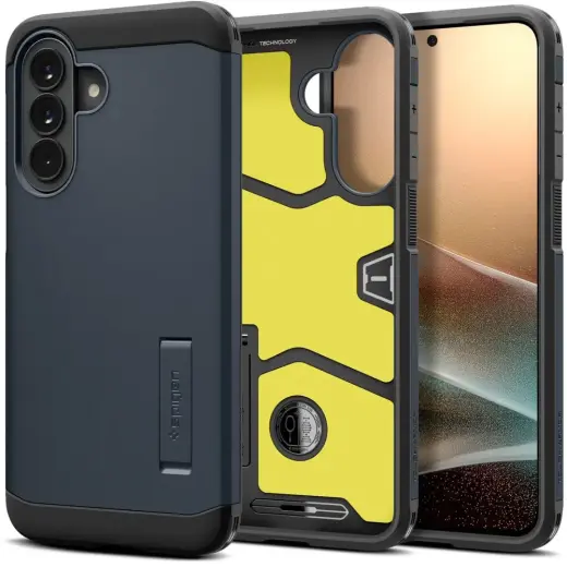 Spigen Tough Armor telefono dėklas Samsung Galaxy A57 (A576) pilkas