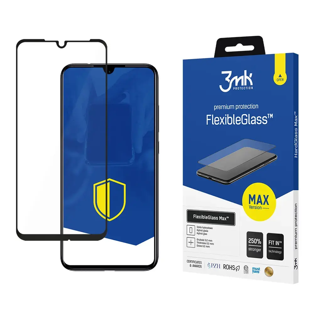 Xiaomi Redmi Note 7 Black - 3mk FlexibleGlass Max™ screen protector