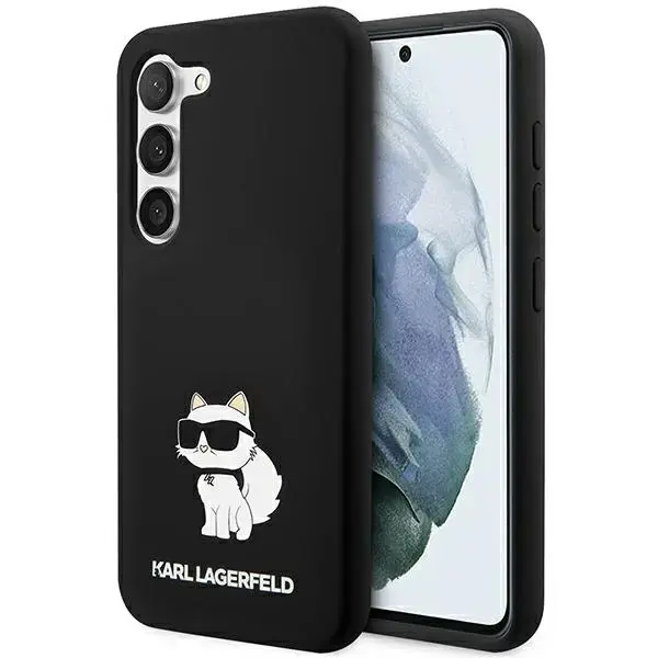 Karl Lagerfeld KLHCS23SSNCHBCK S23 S911 hardcase czarny|black Silicone Choupette