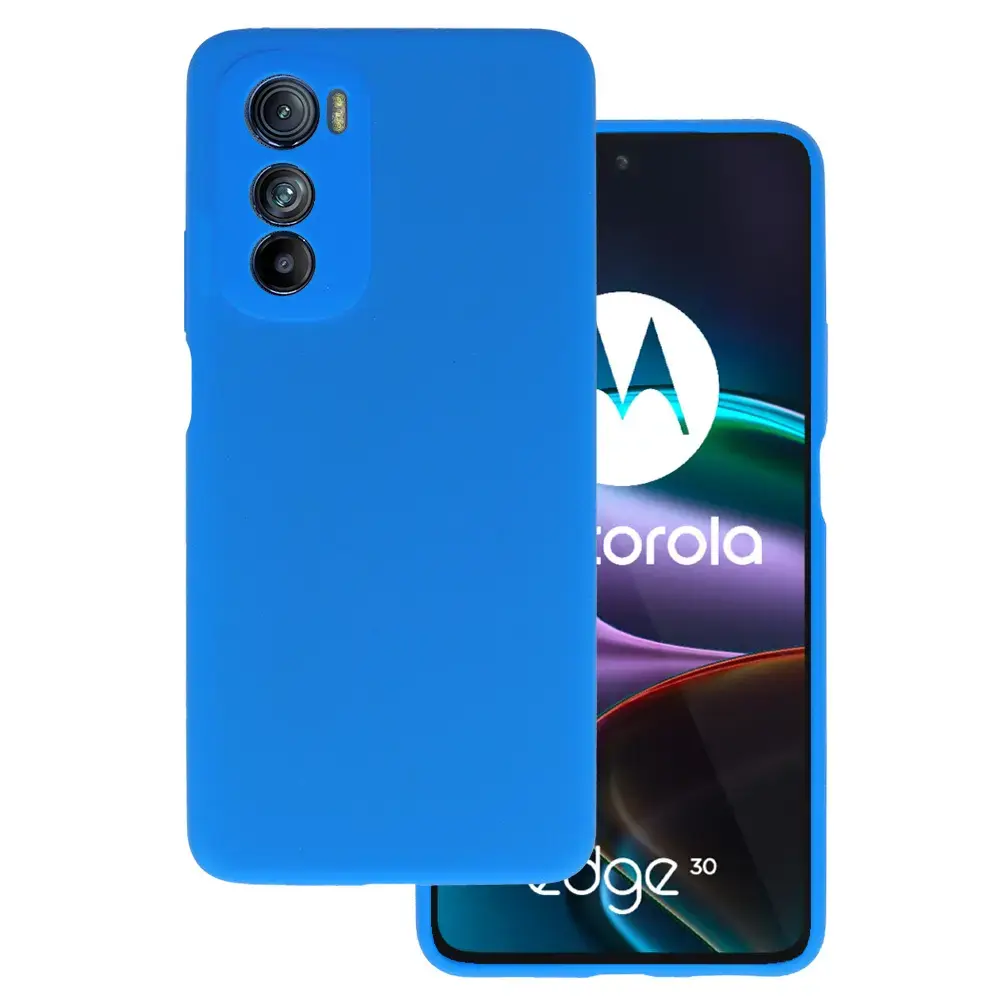 Silicone Lite Case for Motorola Edge 30 blue