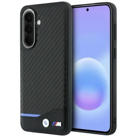BMW M Carbon maciņš telefonam Samsung Galaxy A57 melns