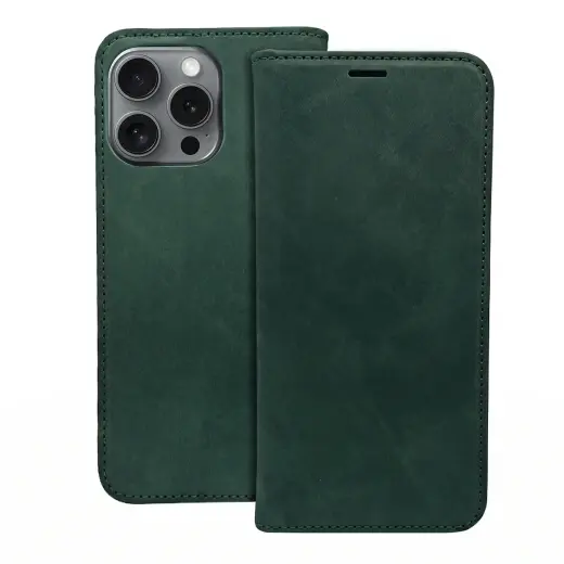 Smart Suede raamatutüüpi telefoni ümbris iPhone 17 Pro Max | iPhone 18 Pro Max roheline
