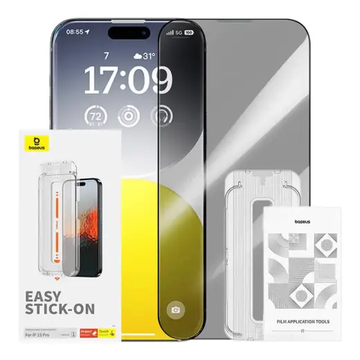 Baseus aizsargstikls telefonam iPhone 15 Pro