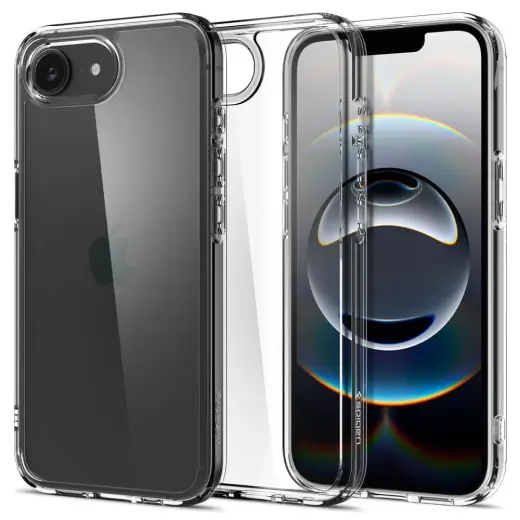 Spigen Ultra Hybrid чехол для телефона для iPhone 16e прозрачный