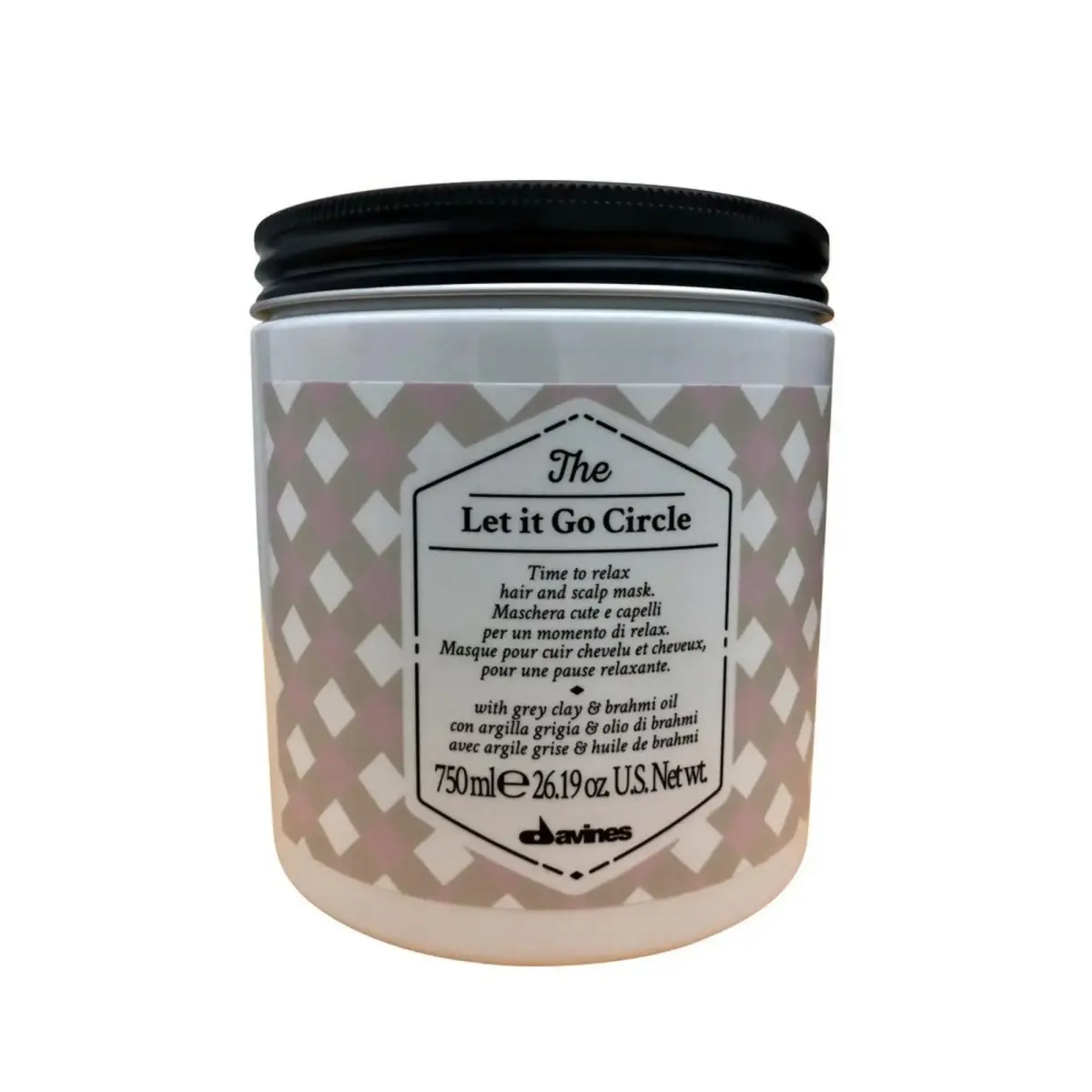 Davines, The Let it Go Circle, Hair Treatment Cream Mask, Moisturization, Frizz Control, 750 ml