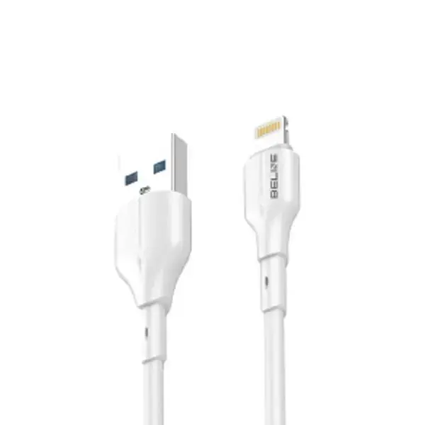 Beline BLNCWL01 datu pārraides un uzlādes vads | USB-A uz Lightning | 25W | 1m | balts