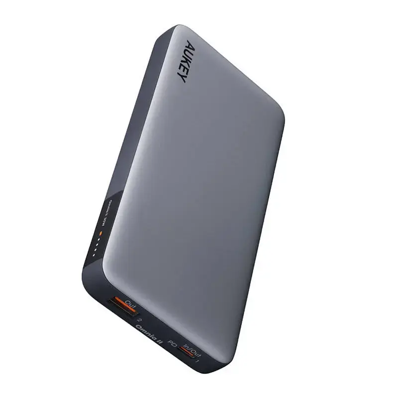Aukey PB-Y41 external battery (powerbank) | 10000 mAh | 30W | USB-A, USB-C | gray