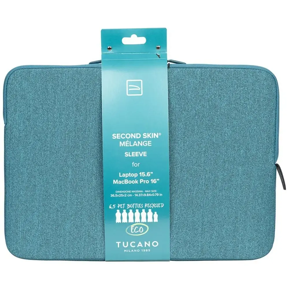 Laptop Bag Tucano Melange Sleeve   15.6" for laptop 15.6" sky blue