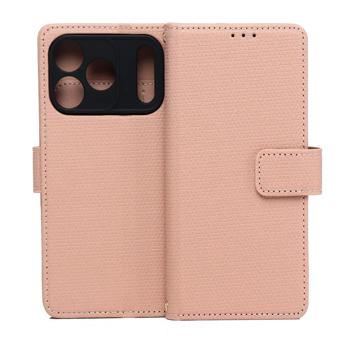 Smart Triangle grāmatveida maciņš telefonam iPhone 17 Pro | iPhone 18 Pro rozā