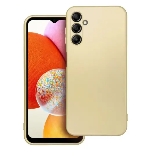 Metallic phone case for Samsung Galaxy A14 4G (A145) | A14 5G (A146) gold