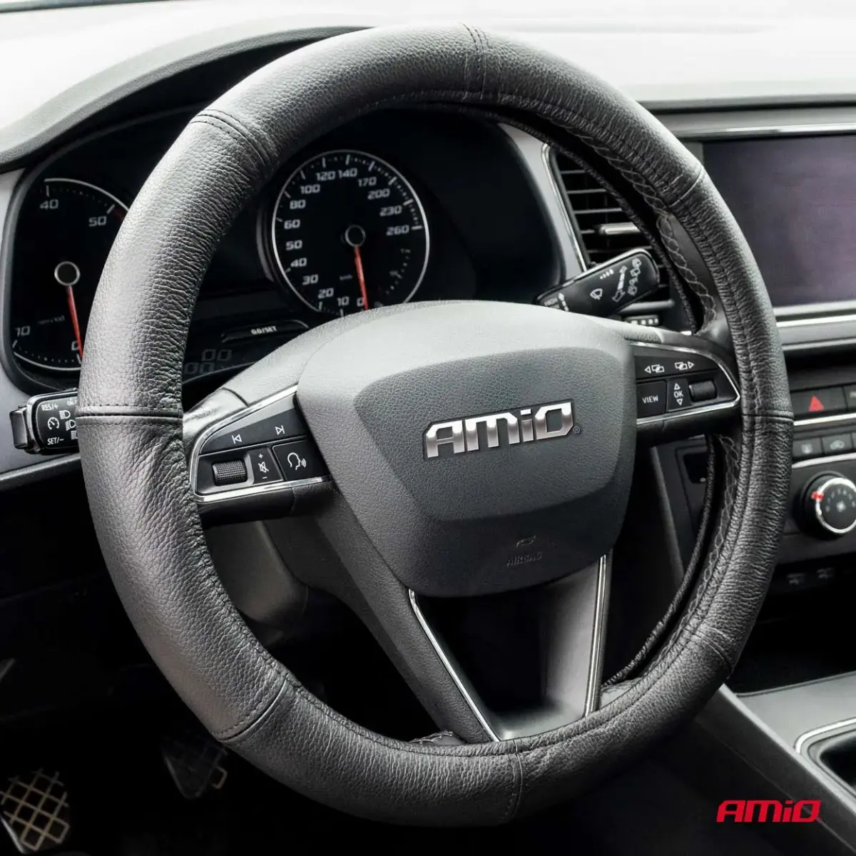 Steering wheel cover Natural Leather L 39-41 cm